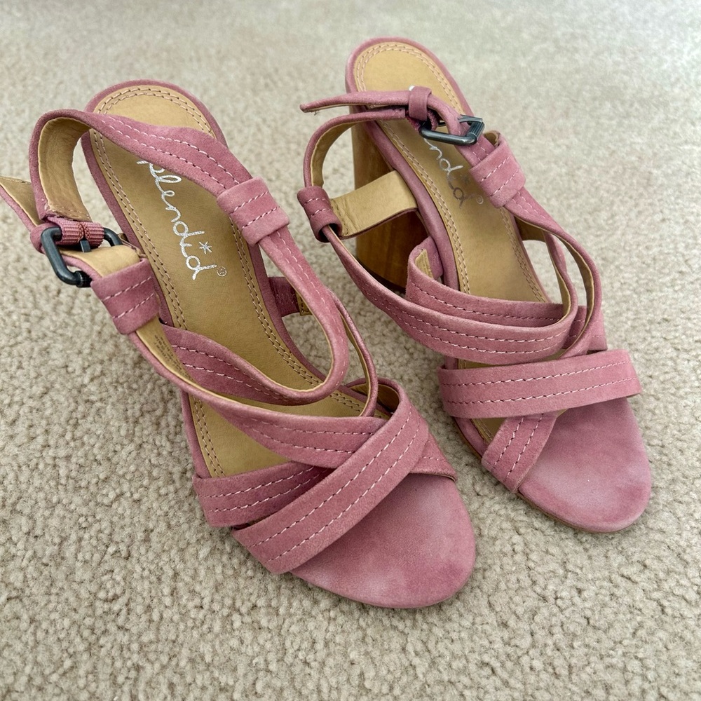 Splendid Mauve Strappy Heels